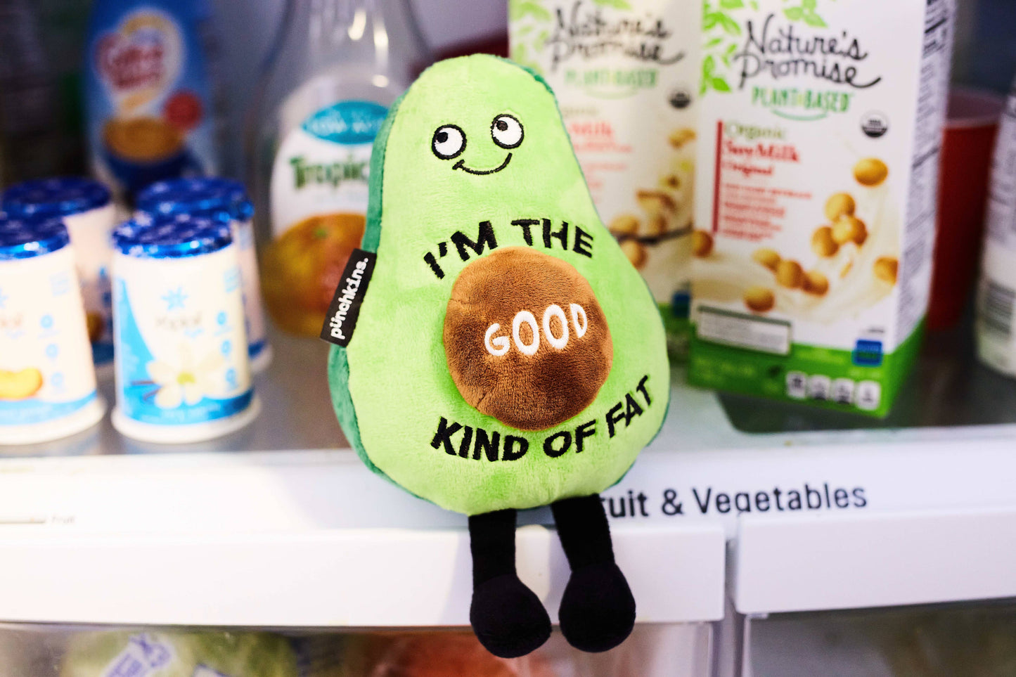 "I'm The Good Kind Of Fat" Novelty Plush Avocado