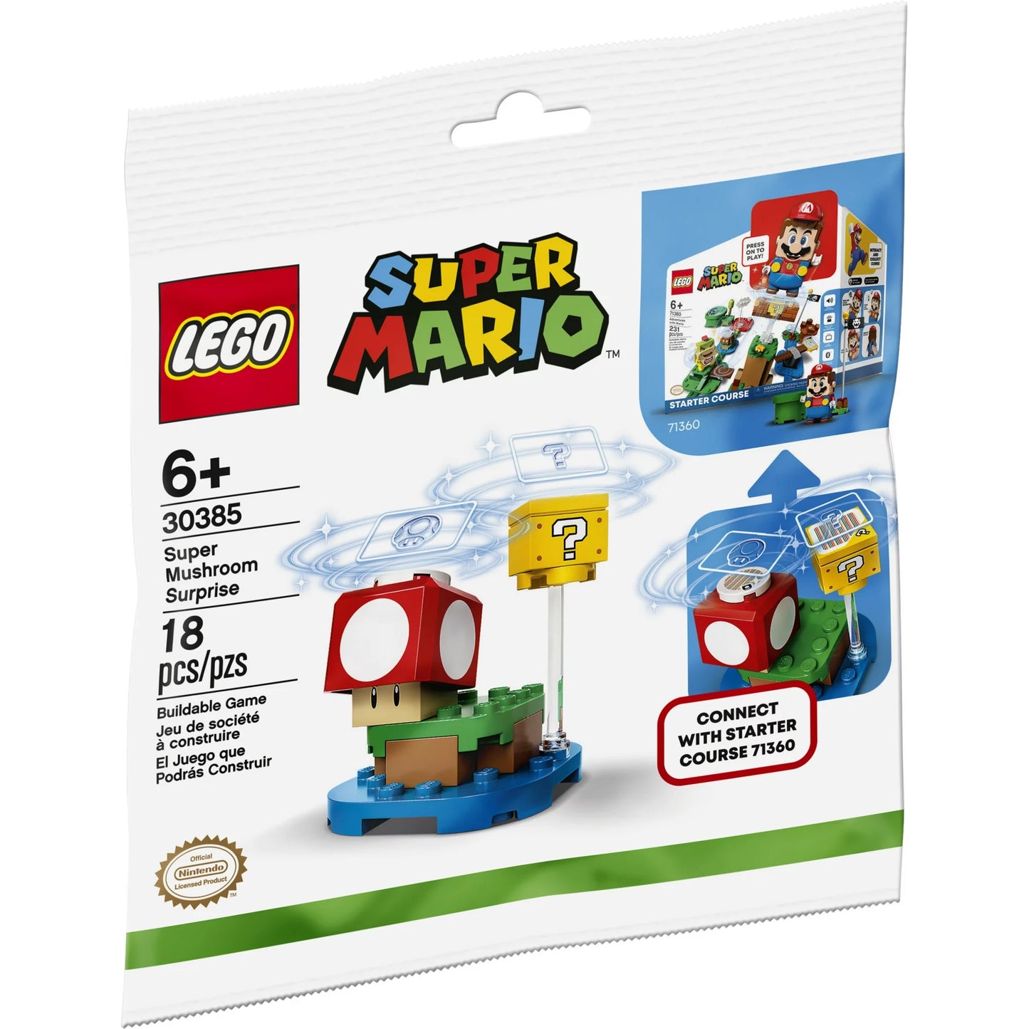 LEGO Super Mario Super Mushroom Surprise Expansion Set 30385