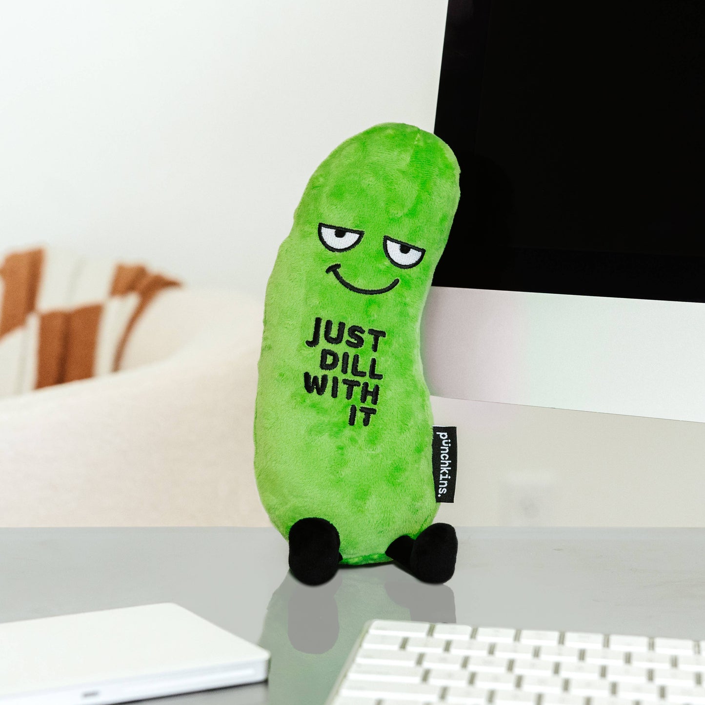Just Dill With It Pickle Plushie