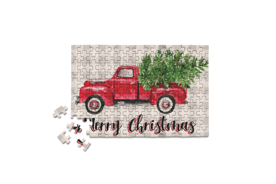 Holiday Country Christmas Mini Jigsaw Puzzle