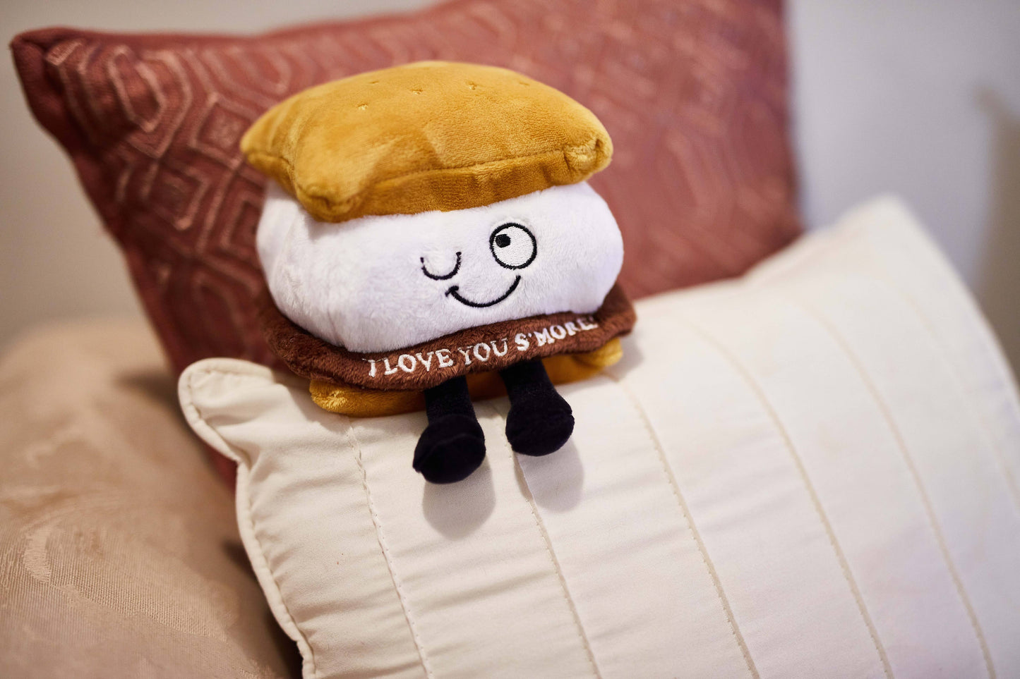 Cute S'mores Plushie- I Love You S'More