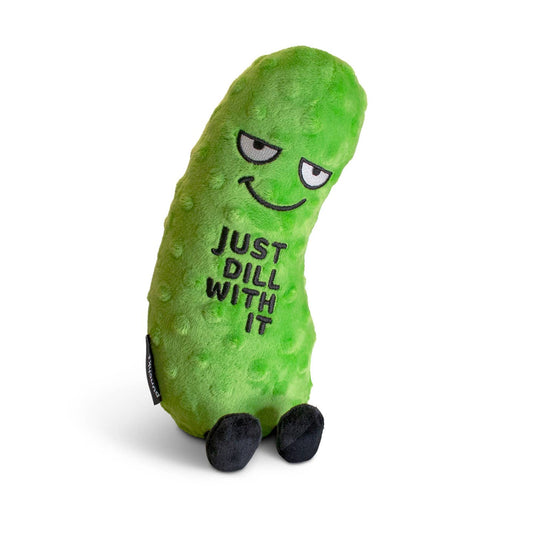 Just Dill With It Pickle Plushie